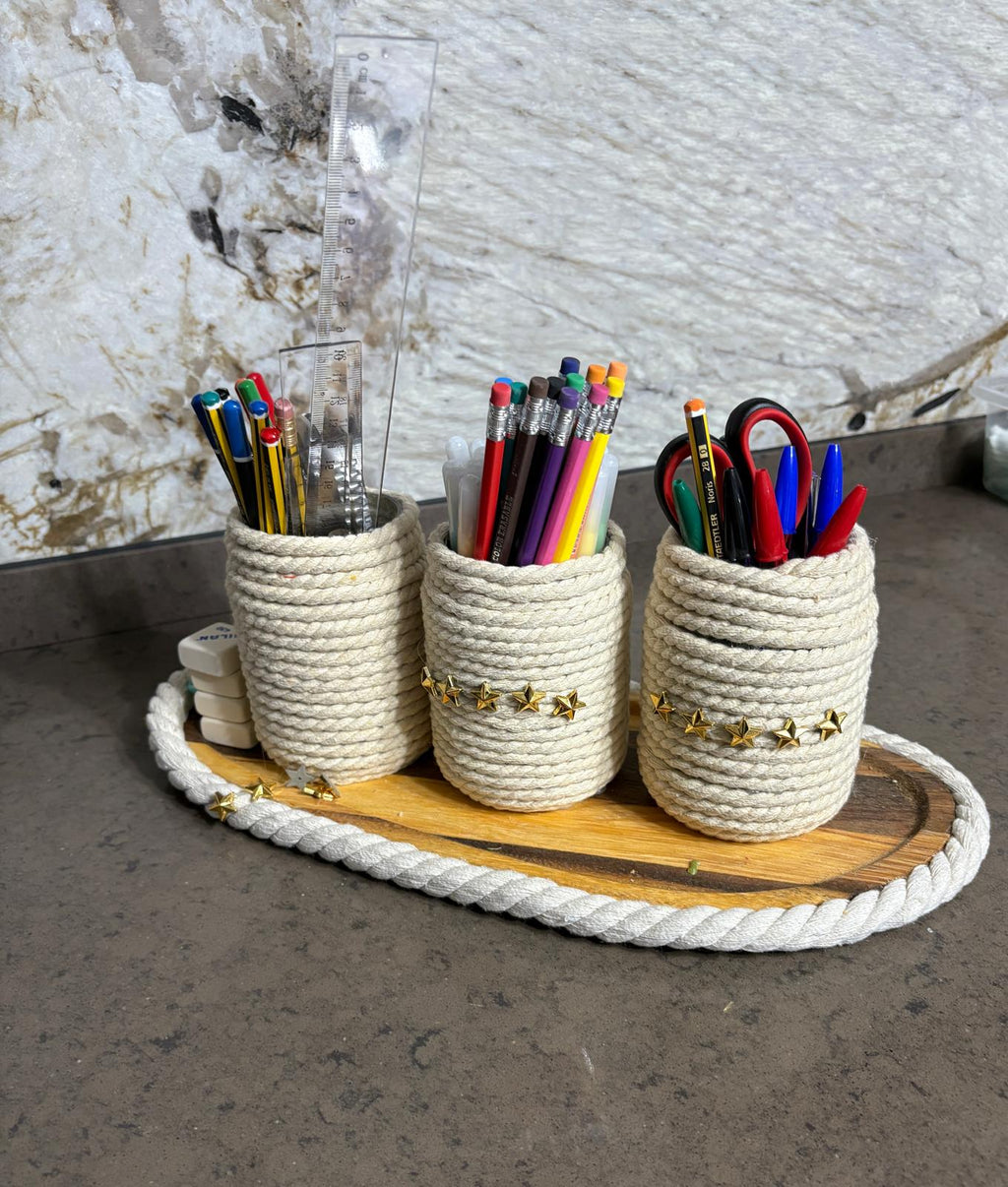 PORTA LAPICES CRUDO  MADERA REF 44