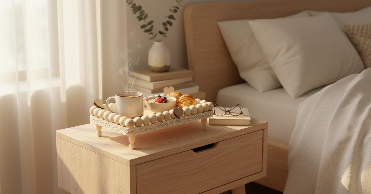 BANDEJA MADERA NATURAL REF 12