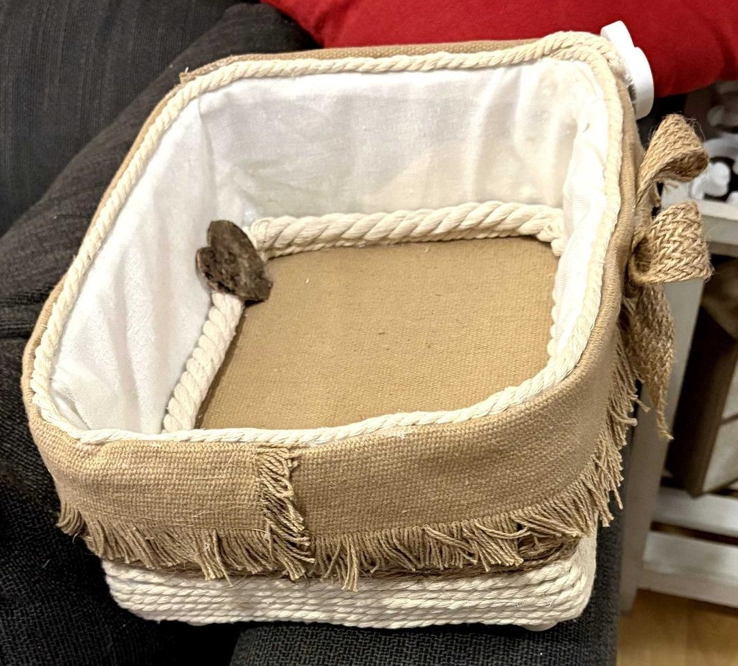 Cesta Decorativa  lazo Elegante REF 33