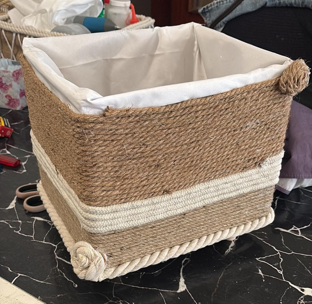 CESTA-CAJA  DECORATIVA   REF 16