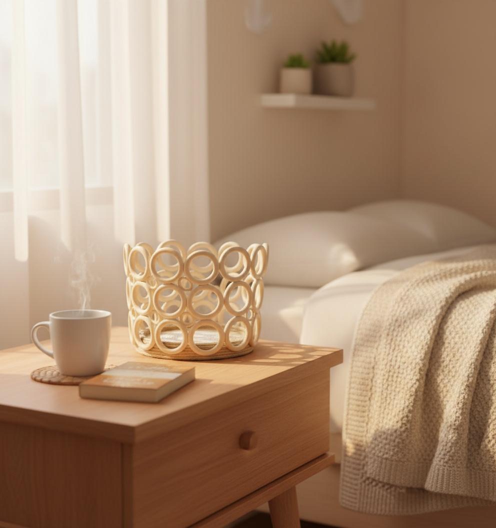 CESTA AROS DE MADERA REF 22