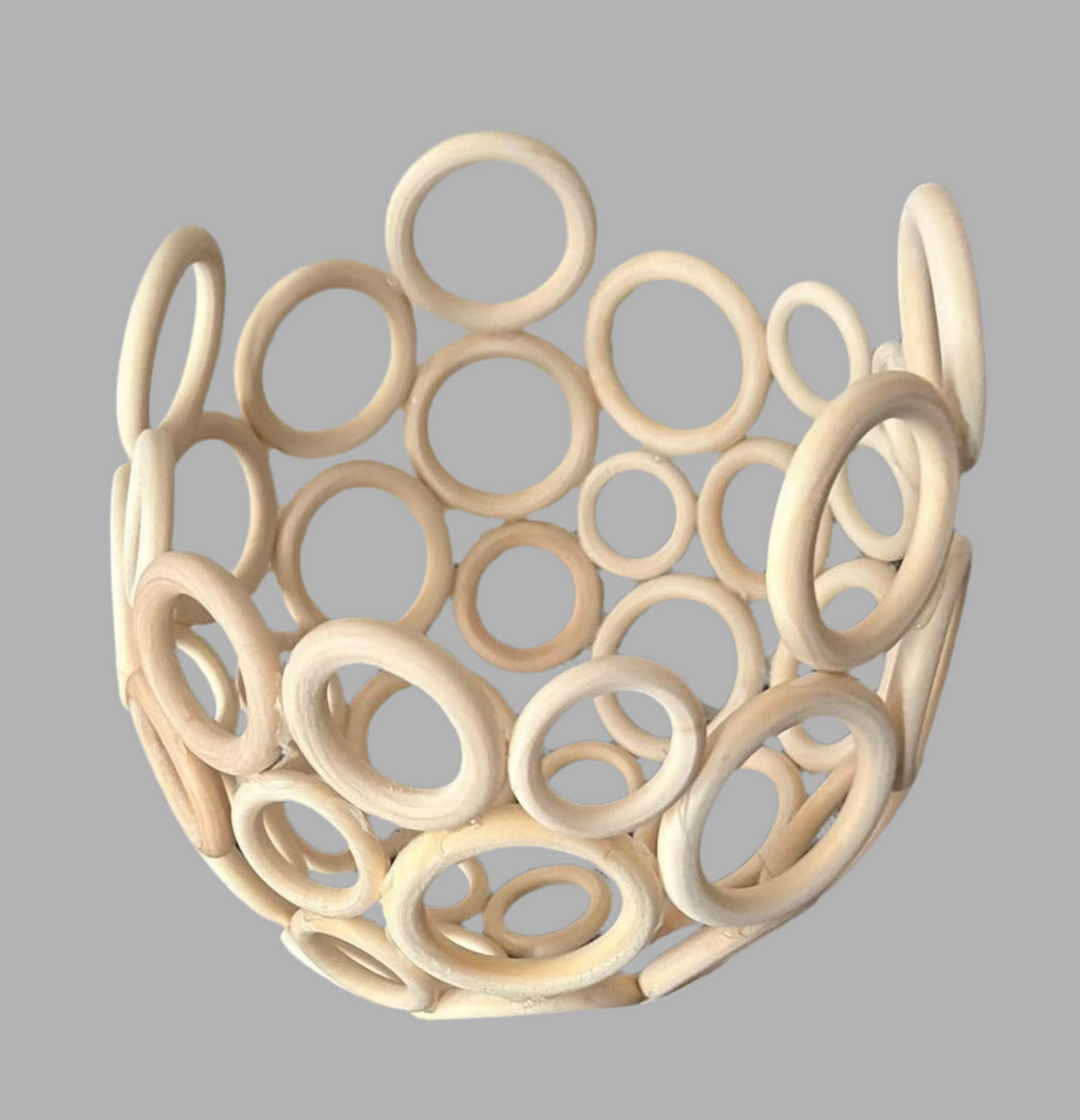 CESTA AROS DE MADERA REF 22