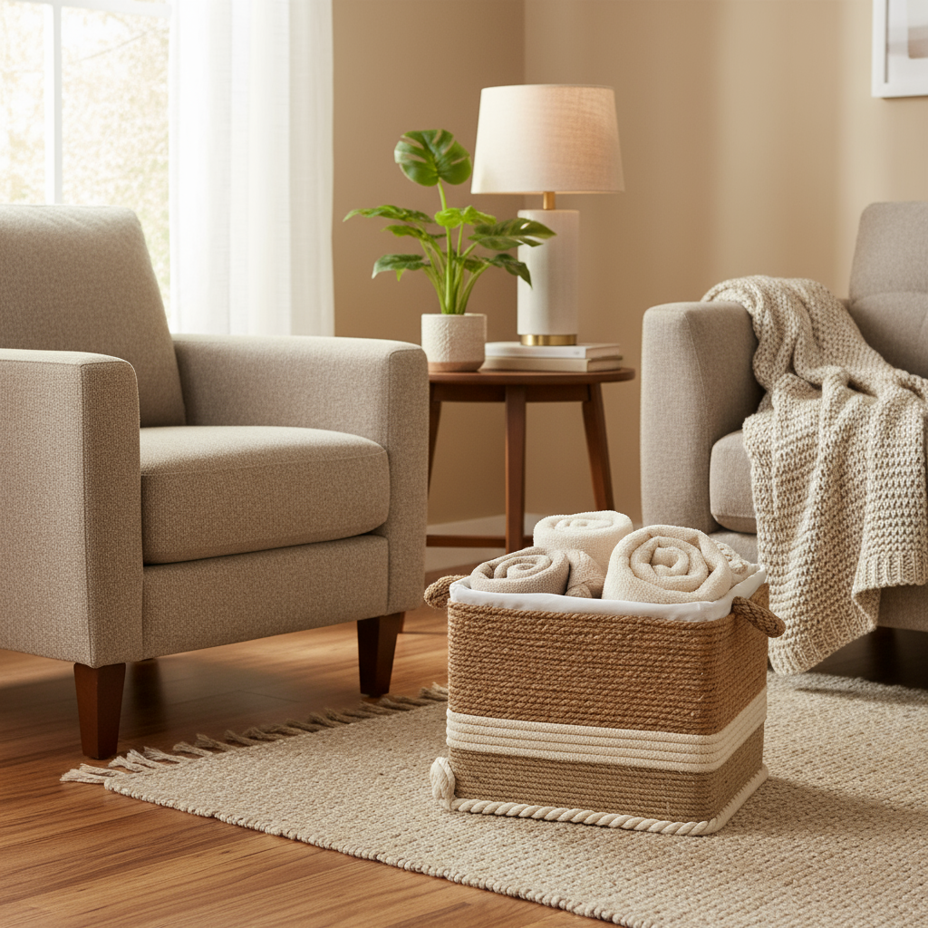 CESTA-CAJA  DECORATIVA   REF 59