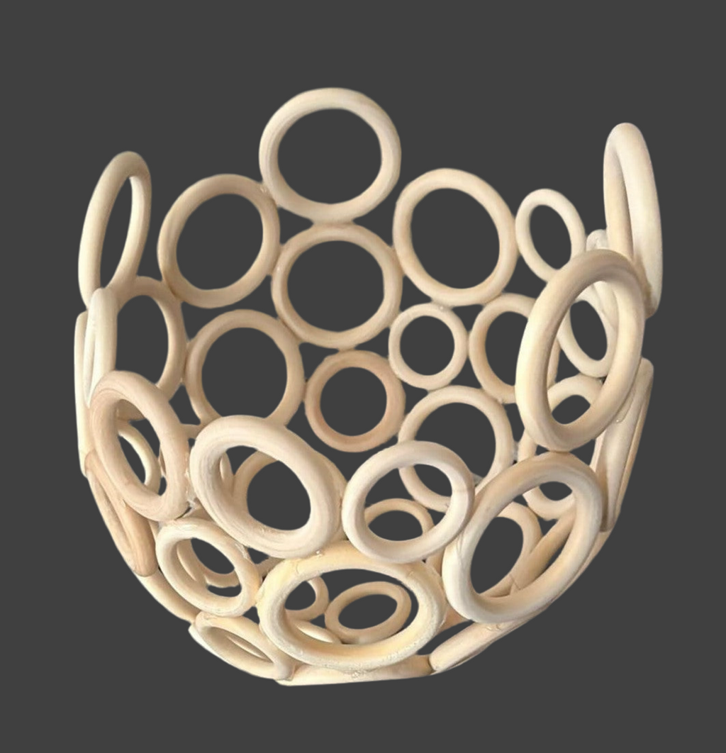 CESTA AROS DE MADERA REF 22