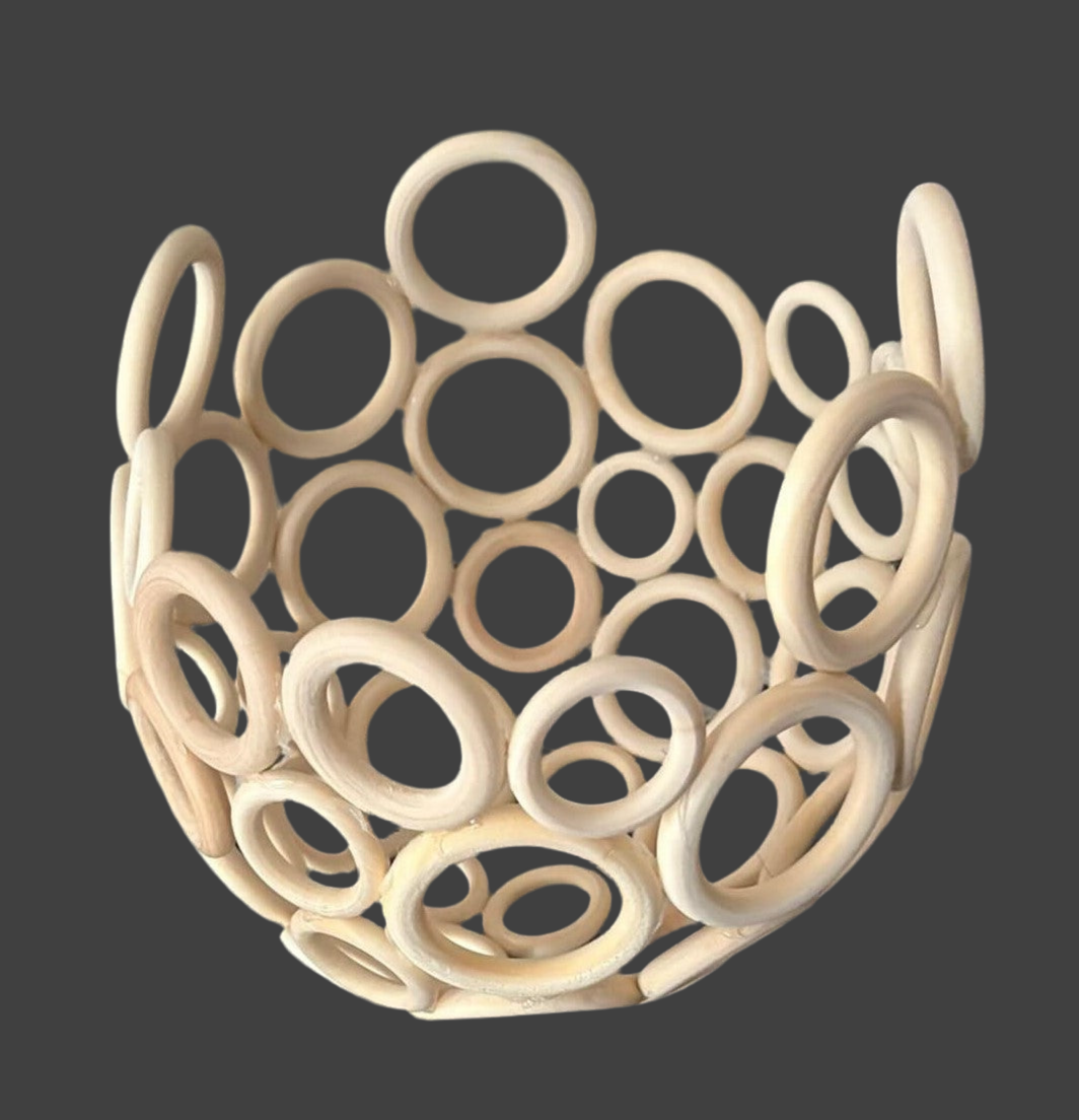 CESTA AROS DE MADERA REF 22