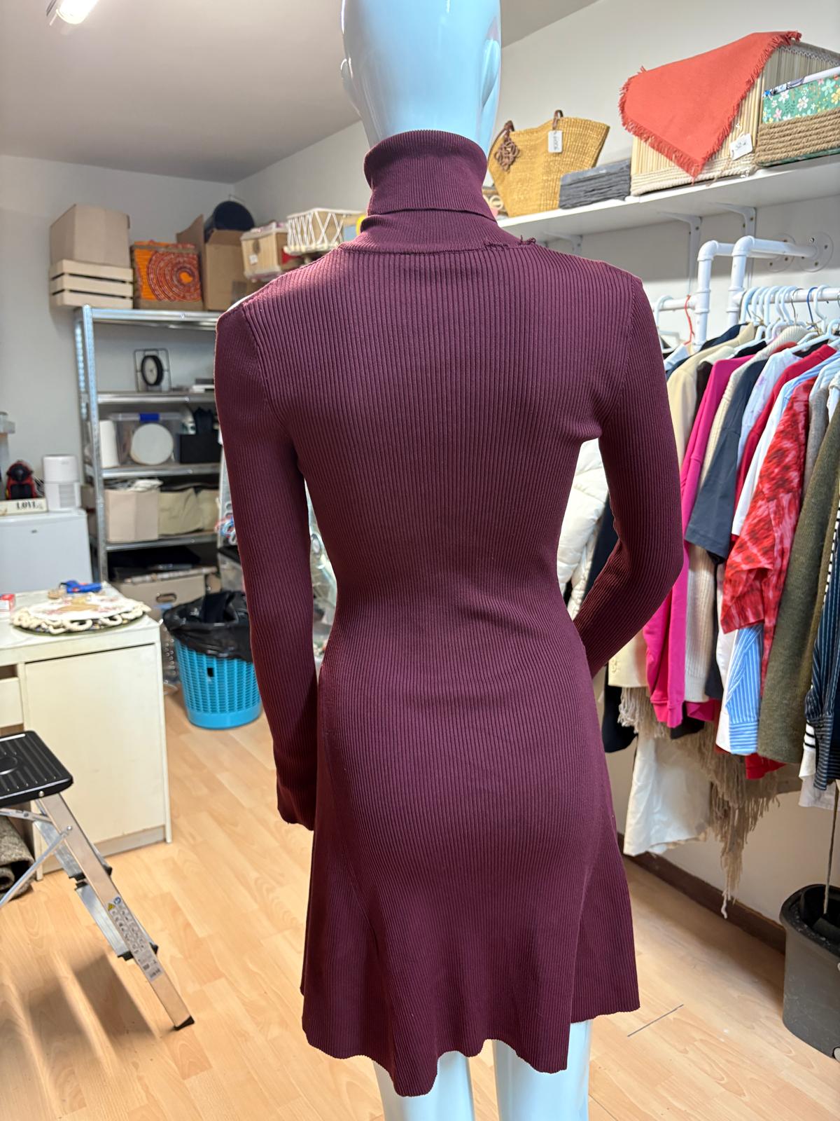 VESTIDO GRANATE ZARA