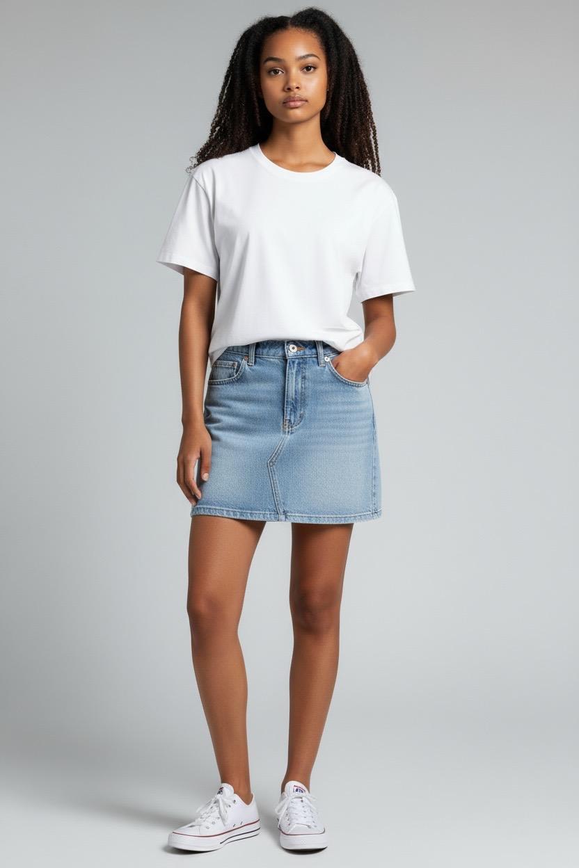 FALDA TEJANA  MANGO DENIM