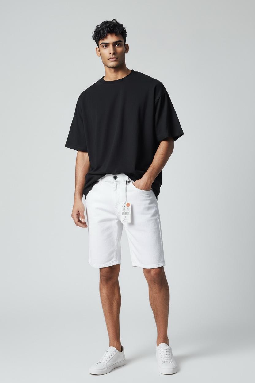 PANTALON CORTO BLANCO LEFTIESMAN