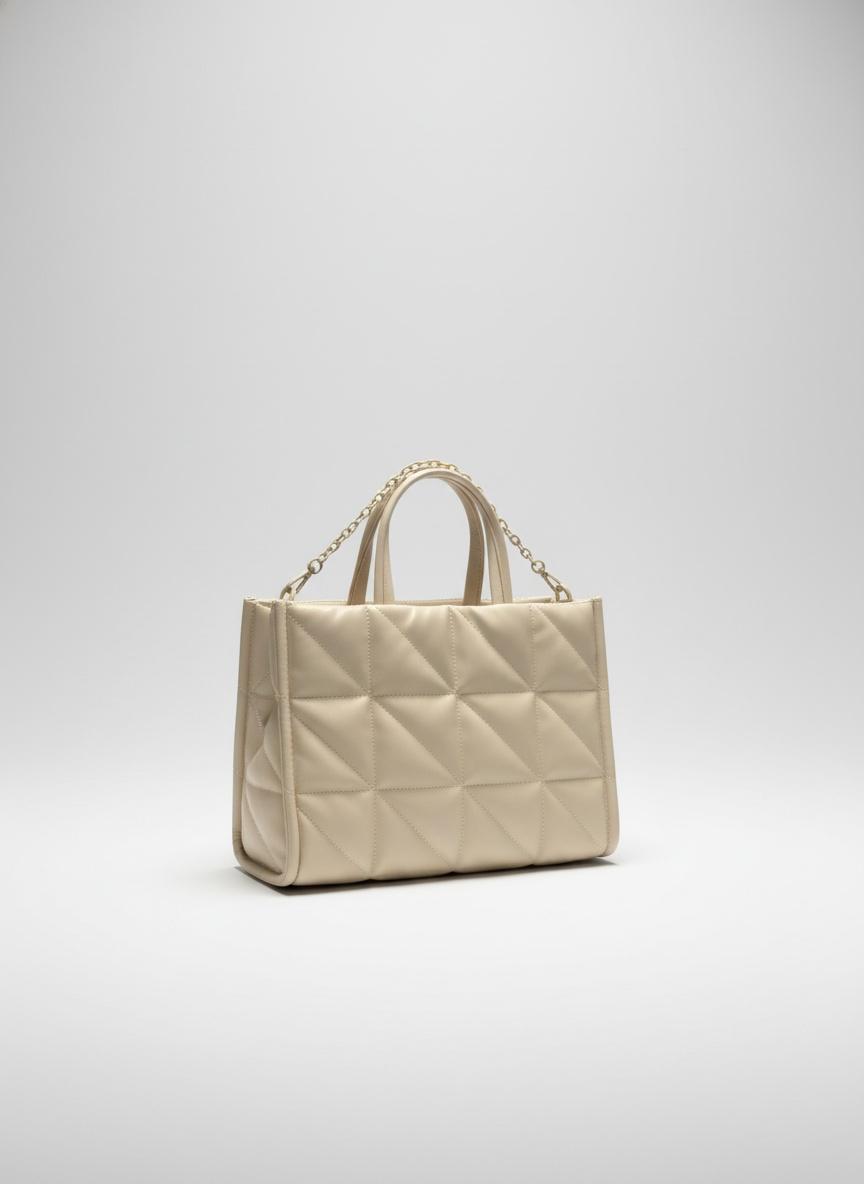 BOLSO COLOR CREMA STRADIVARIUS