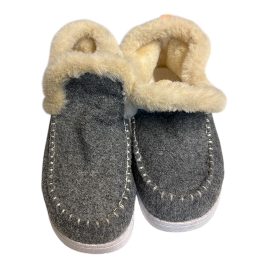 BOTA PELO GRIS Y AZUL SHEIN