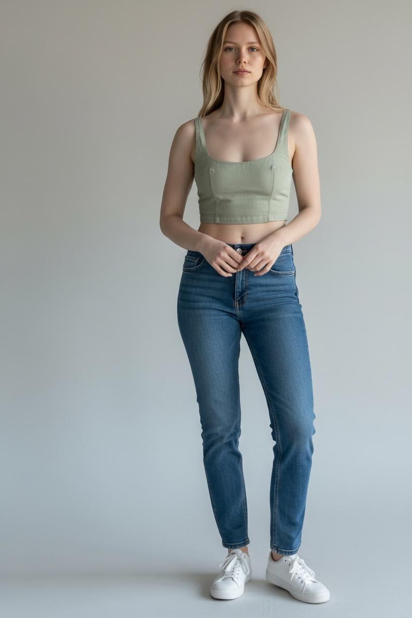 TOP ELASTICO ZARA