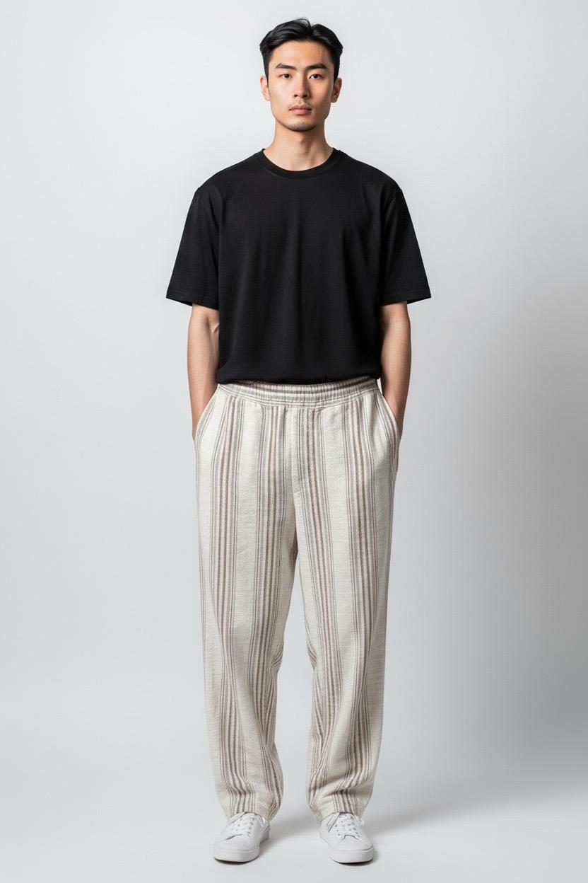 PANTALON ZARA COLOR CREMA