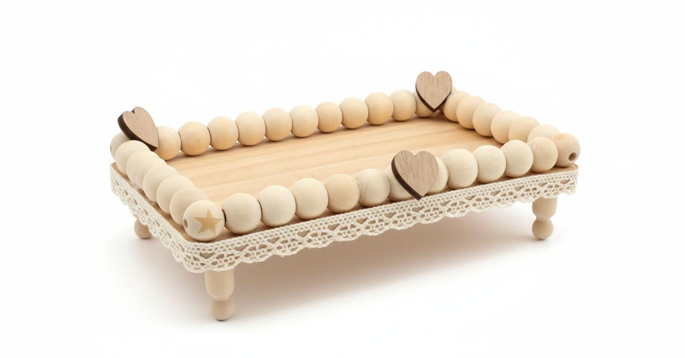 BANDEJA MADERA NATURAL REF 12