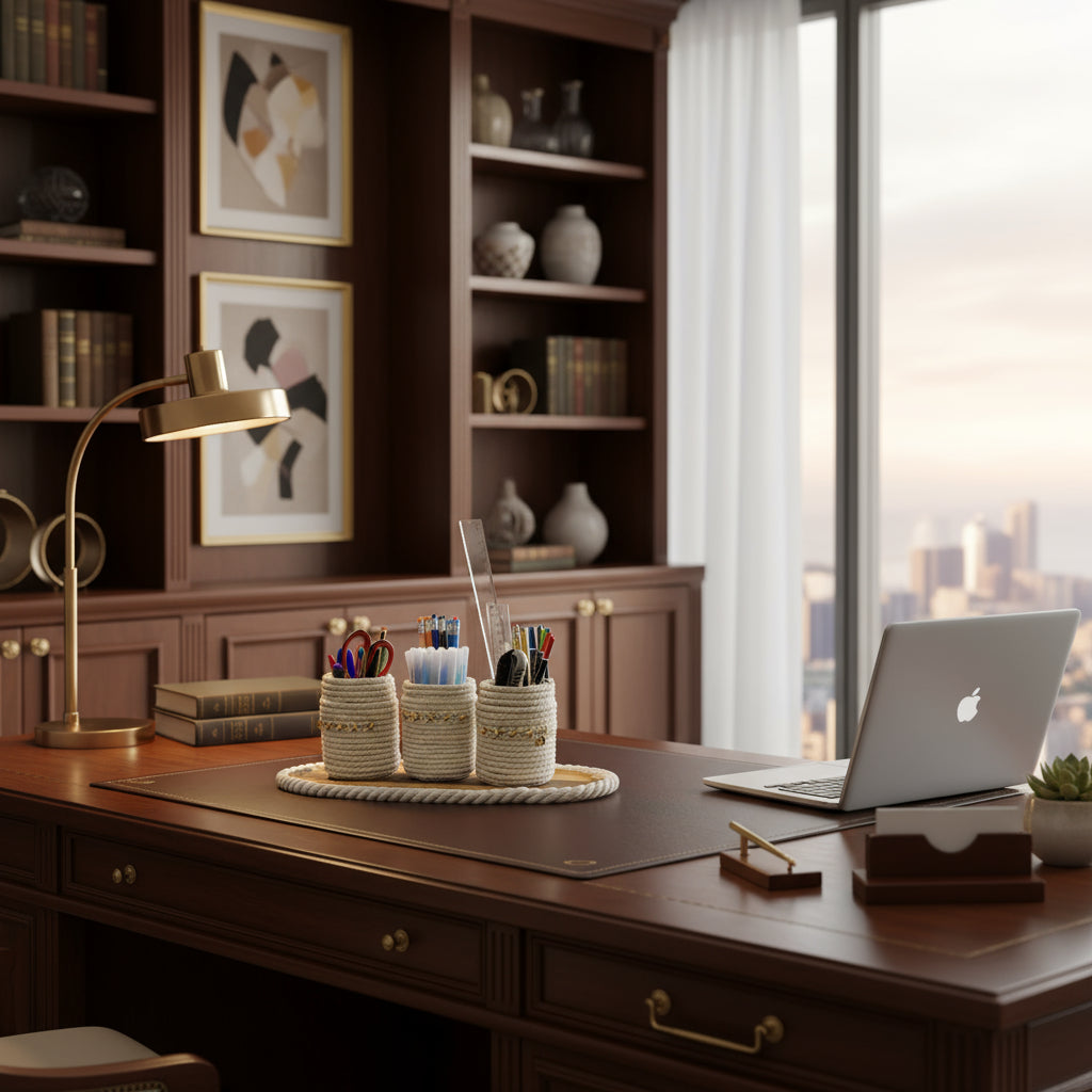 PORTA LAPICES O ORGANIZADOR  COCINA CRUDO  MADERA REF 85