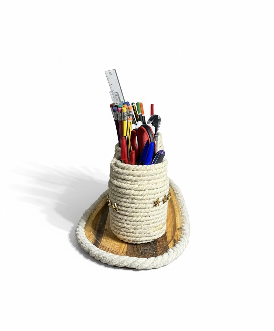 PORTA LAPICES O ORGANIZADOR  COCINA CRUDO  MADERA REF 85