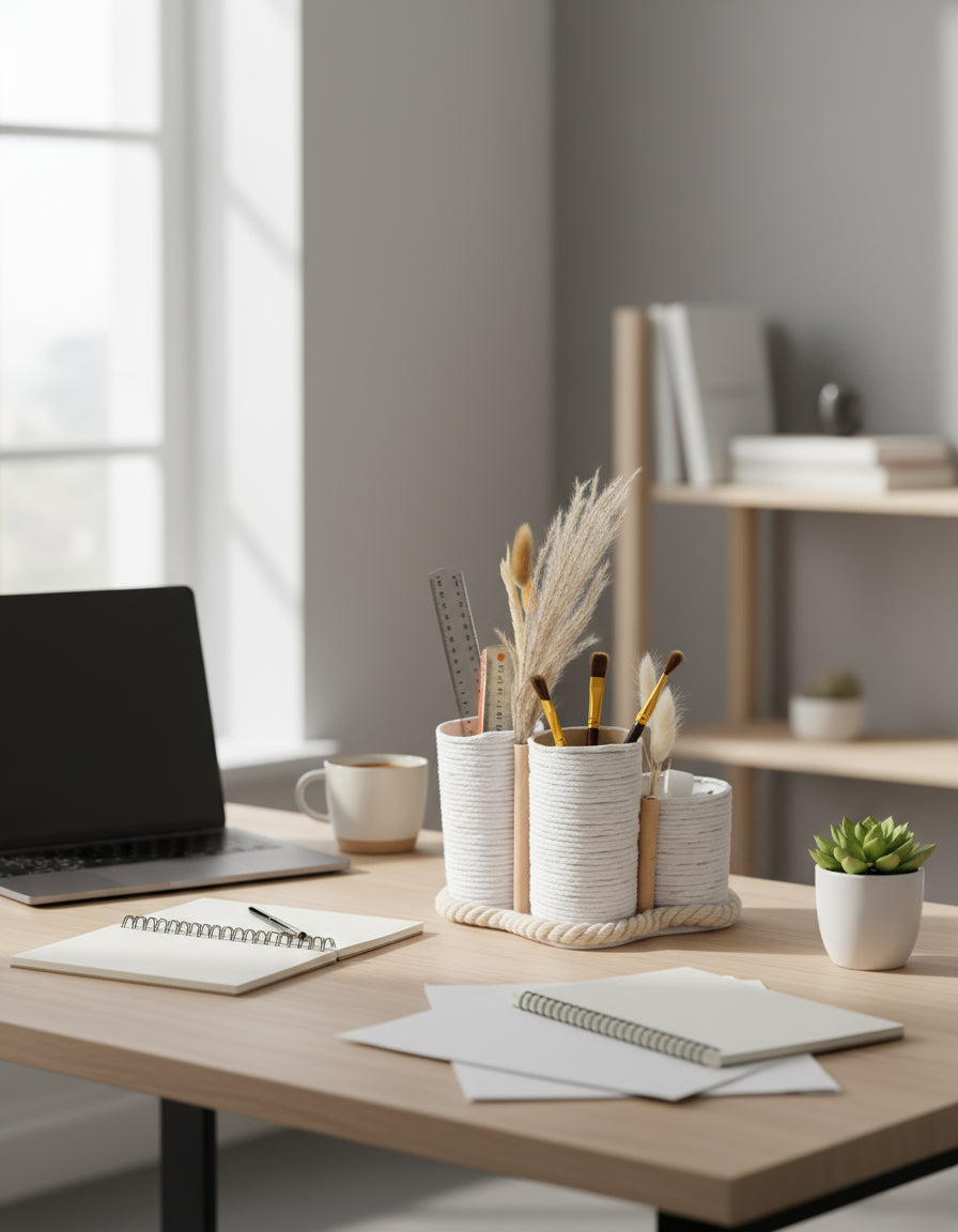 ORGANIZADOR DE ESCRITORI0 ARTESANAL REF 83