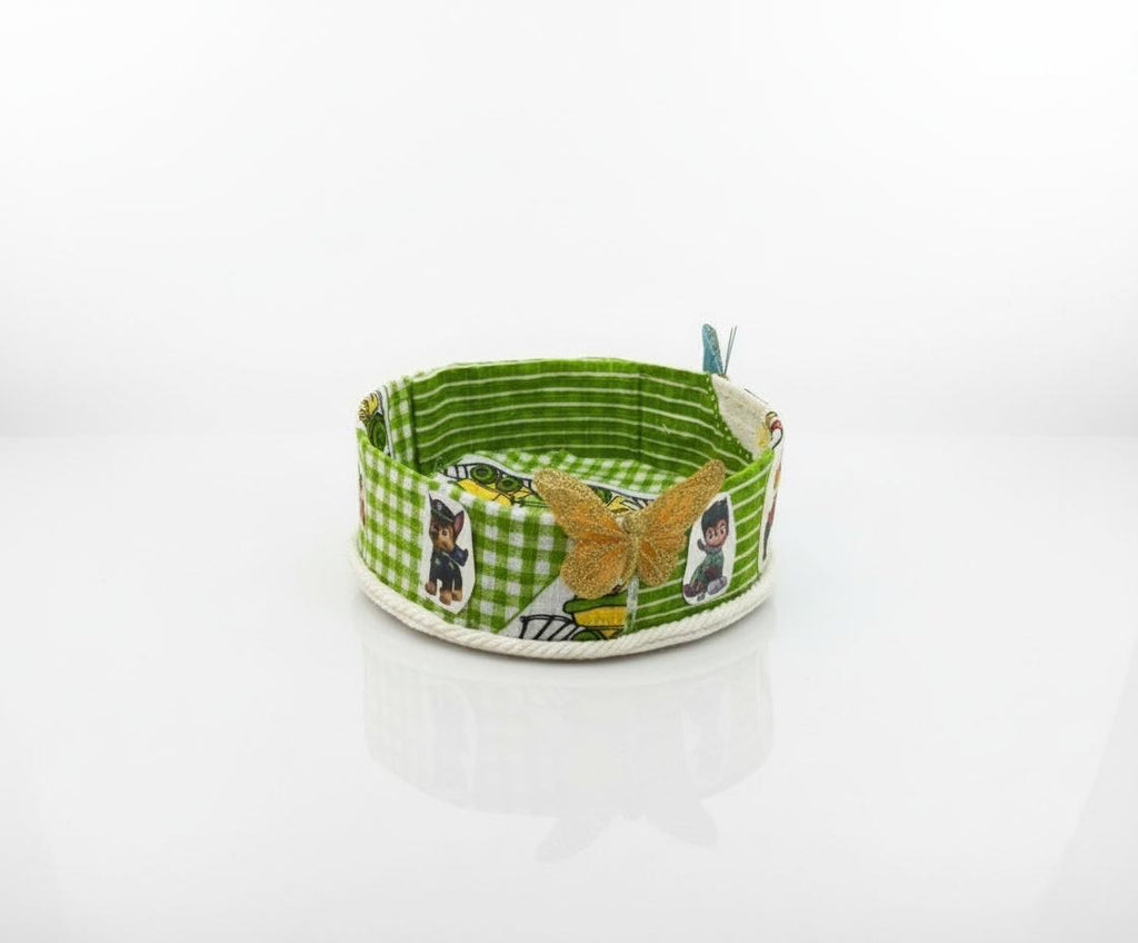 CESTITA VERDE INFANTIL  REF 67