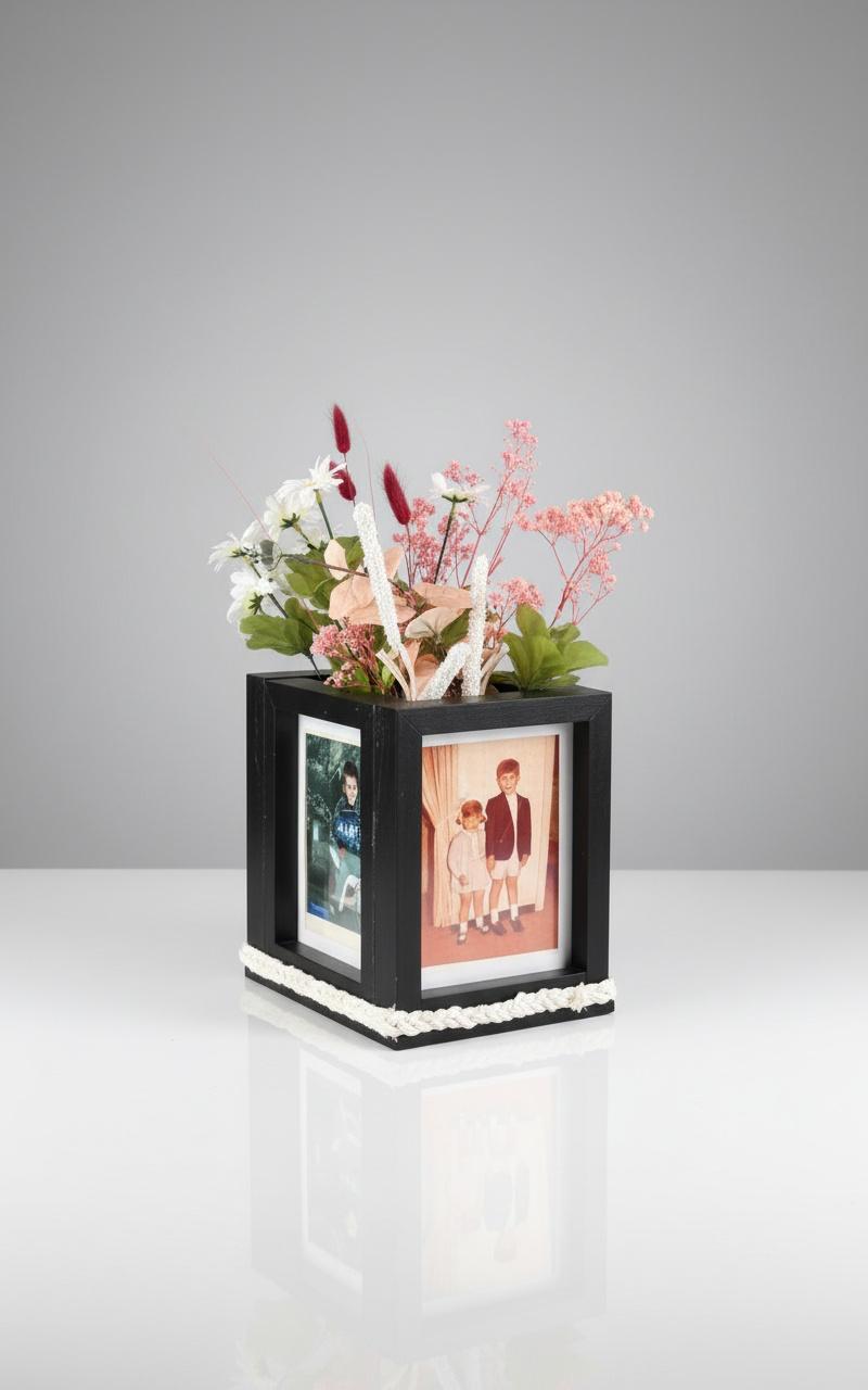 PORTAFOTOS FLORAL MUY ORIGINAL REF 87