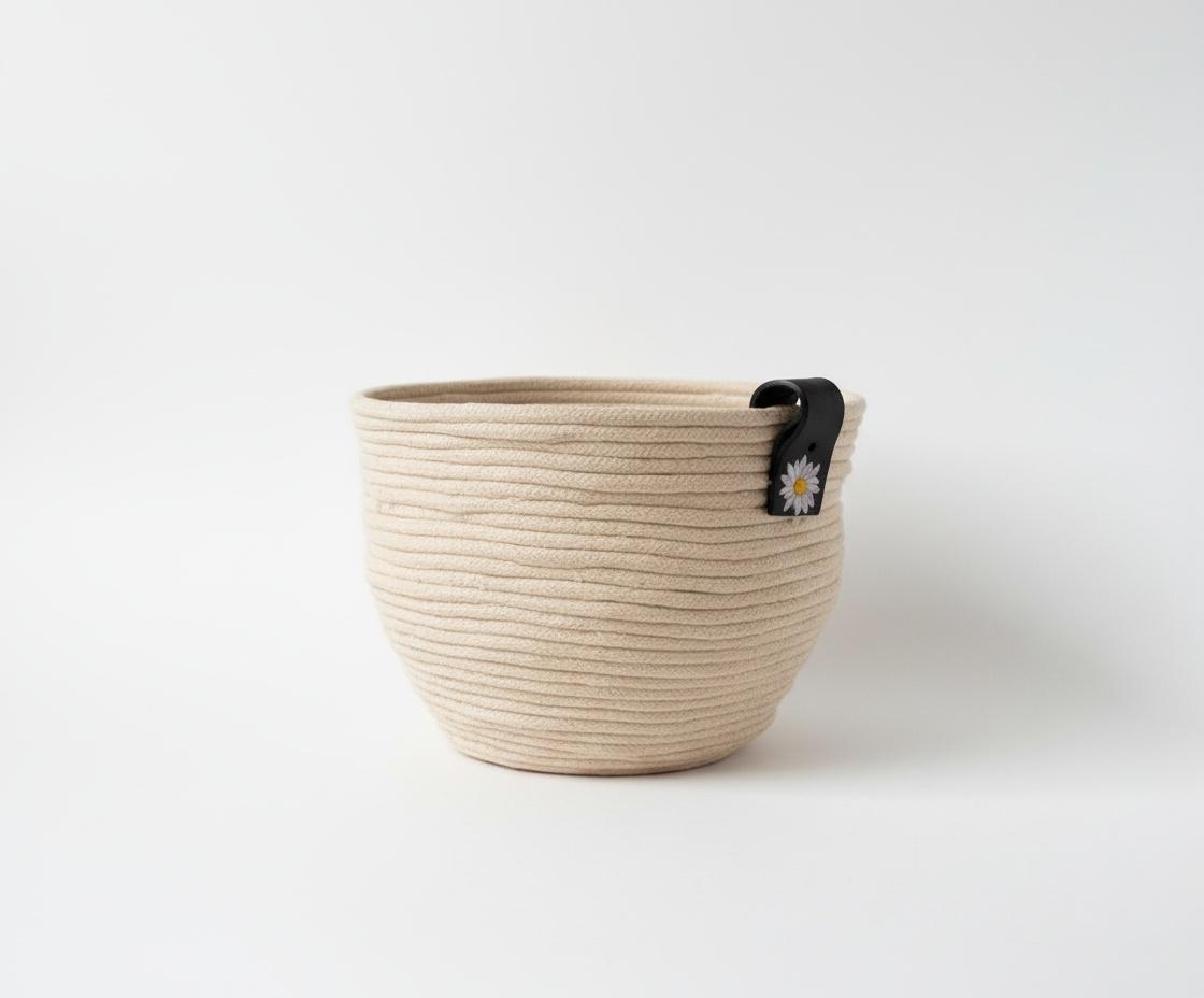 CESTO BLANCO DECORATIVO REF 71