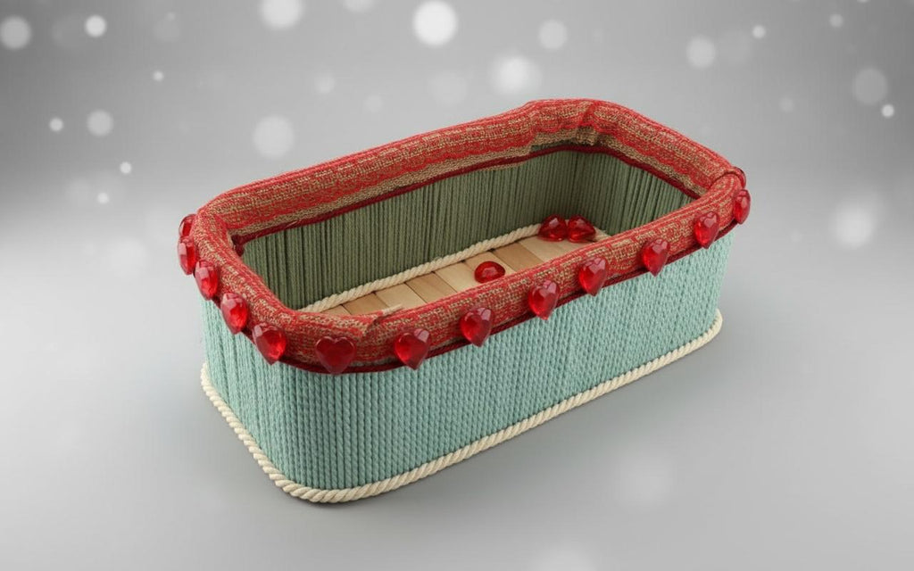 CESTA VERDE Y ROJA REF 56