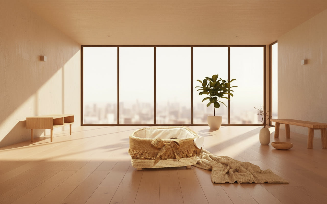 Cesta Decorativa  lazo Elegante REF 33