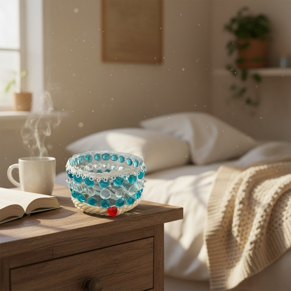 RECIPIENTE DECORATIVO DE CRISTAL REF 89