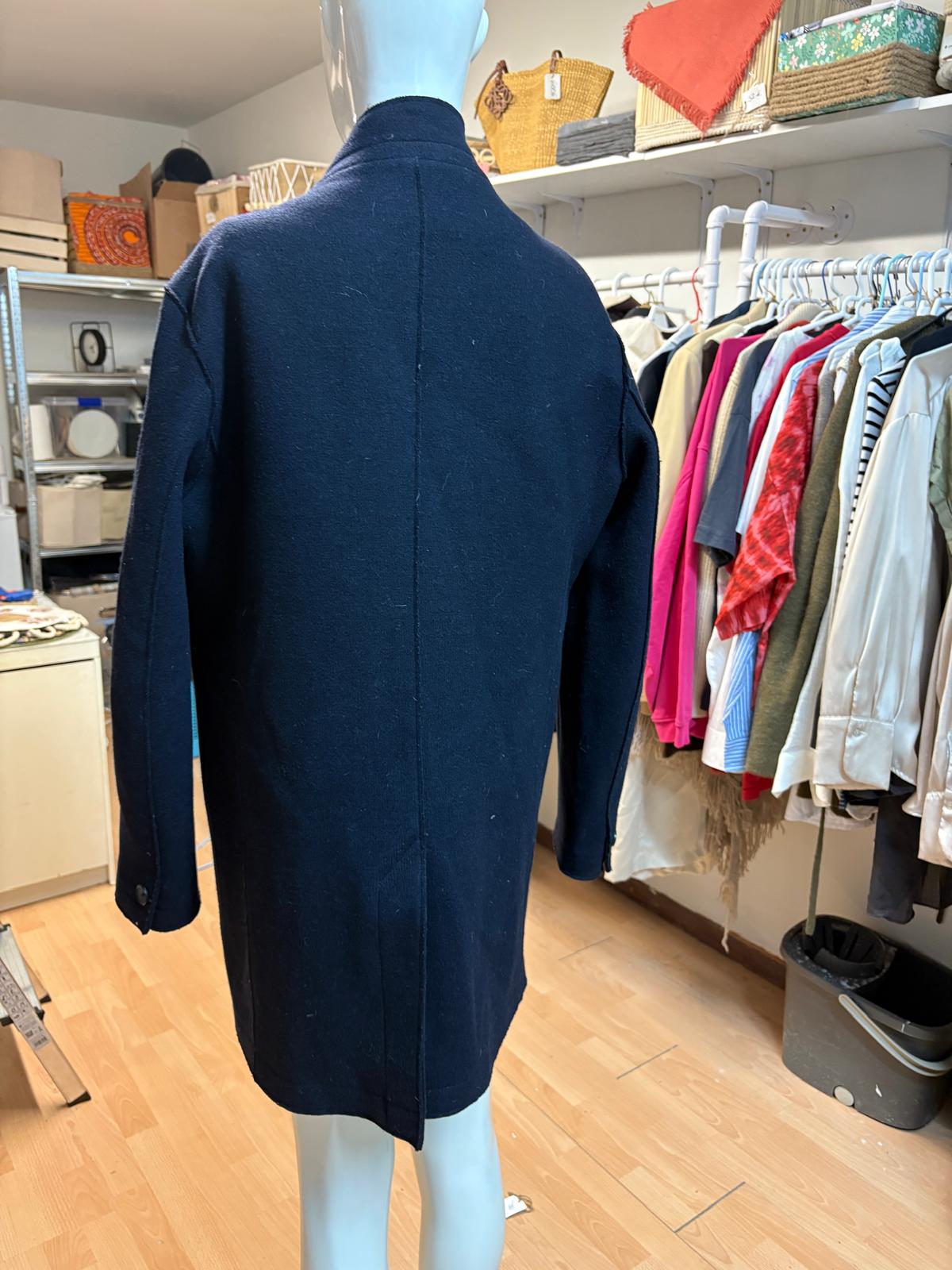 ABRIGO CORTO  AZUL MARINO  TALLA S