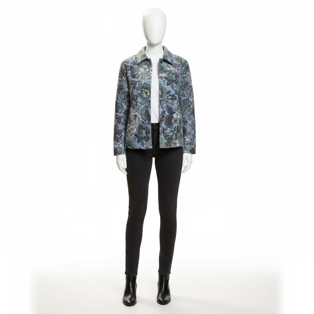 CHAQUETA FLOREADA INVIERNO ZARA