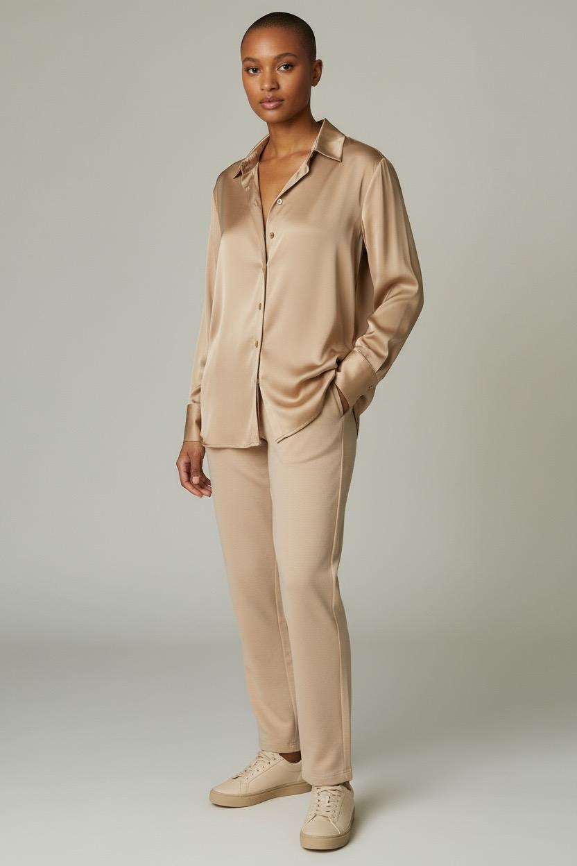 BLUSA COLOR HUESO ZARA