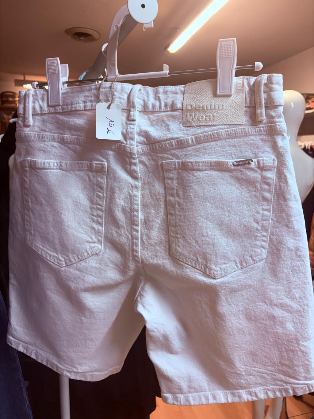 PANTALON CORTO BLANCO LEFTIESMAN