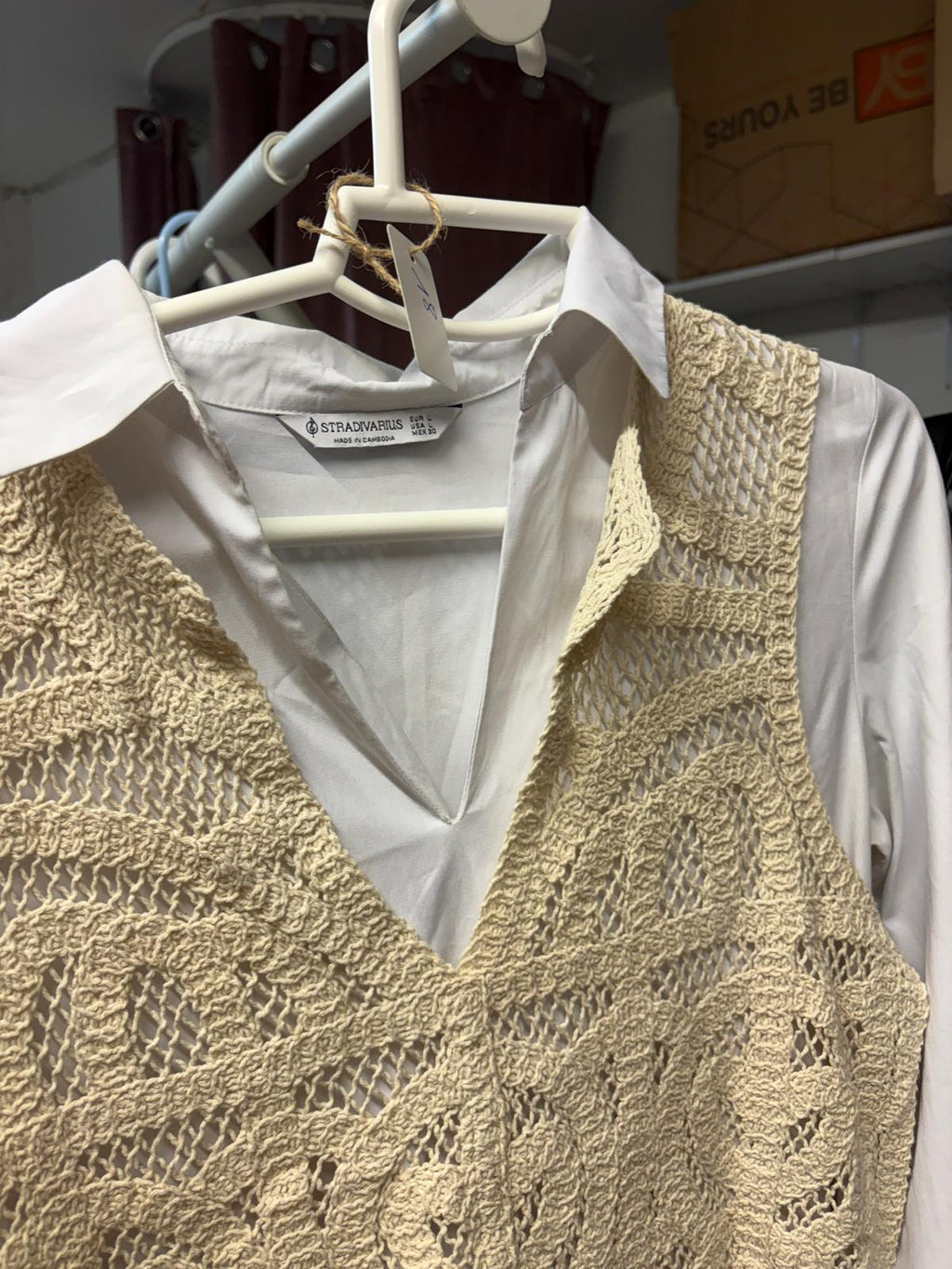 CAMISA CON CHALECO STRADIVARIUS