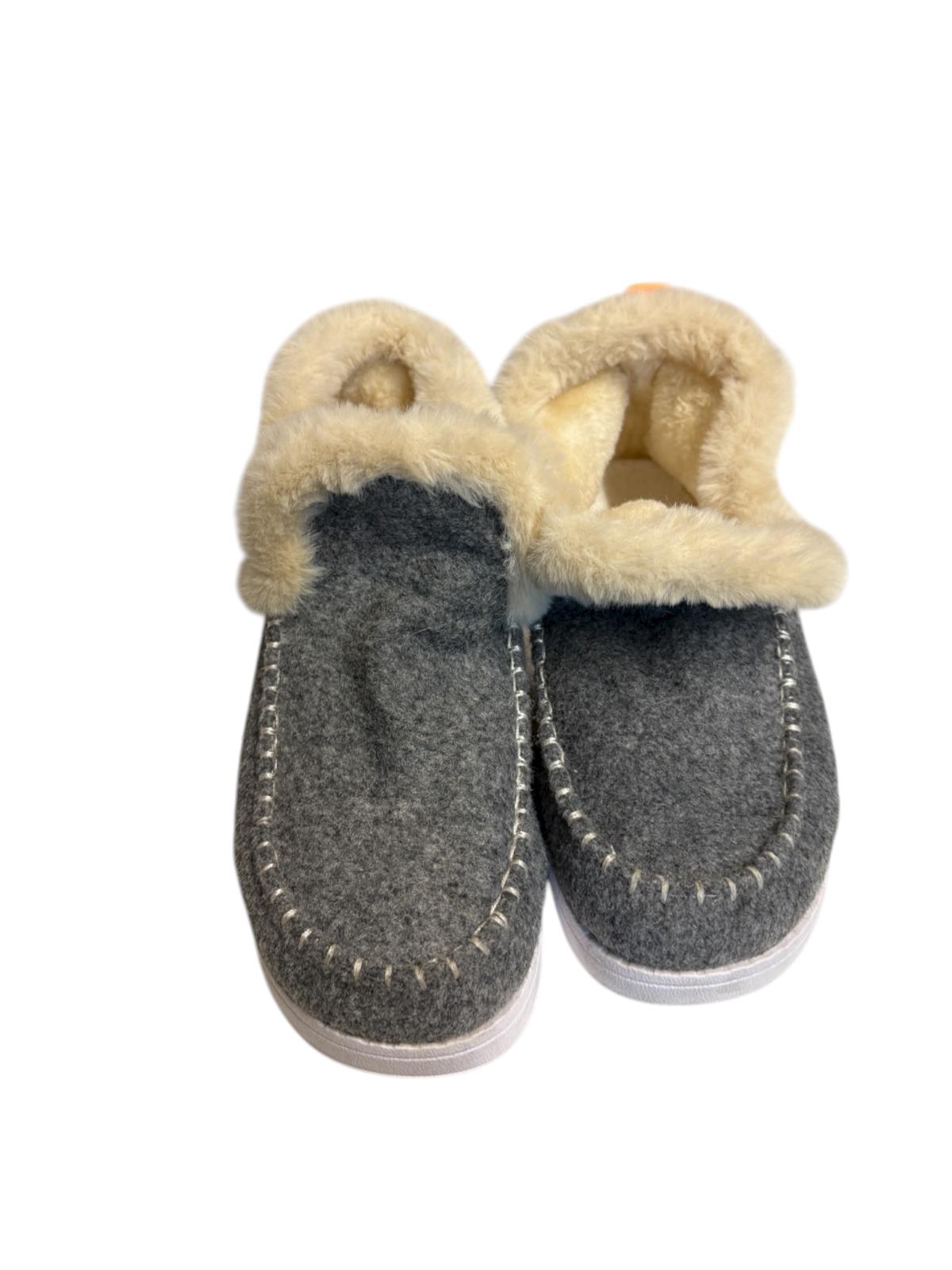 BOTA PELO GRIS Y AZUL SHEIN