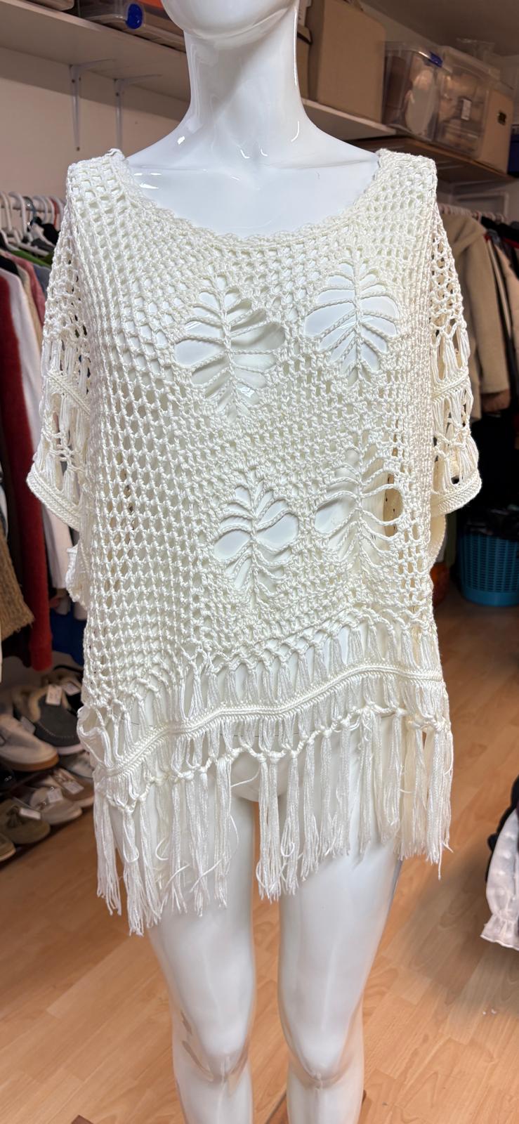 CHALECO FLECOS CRUDO