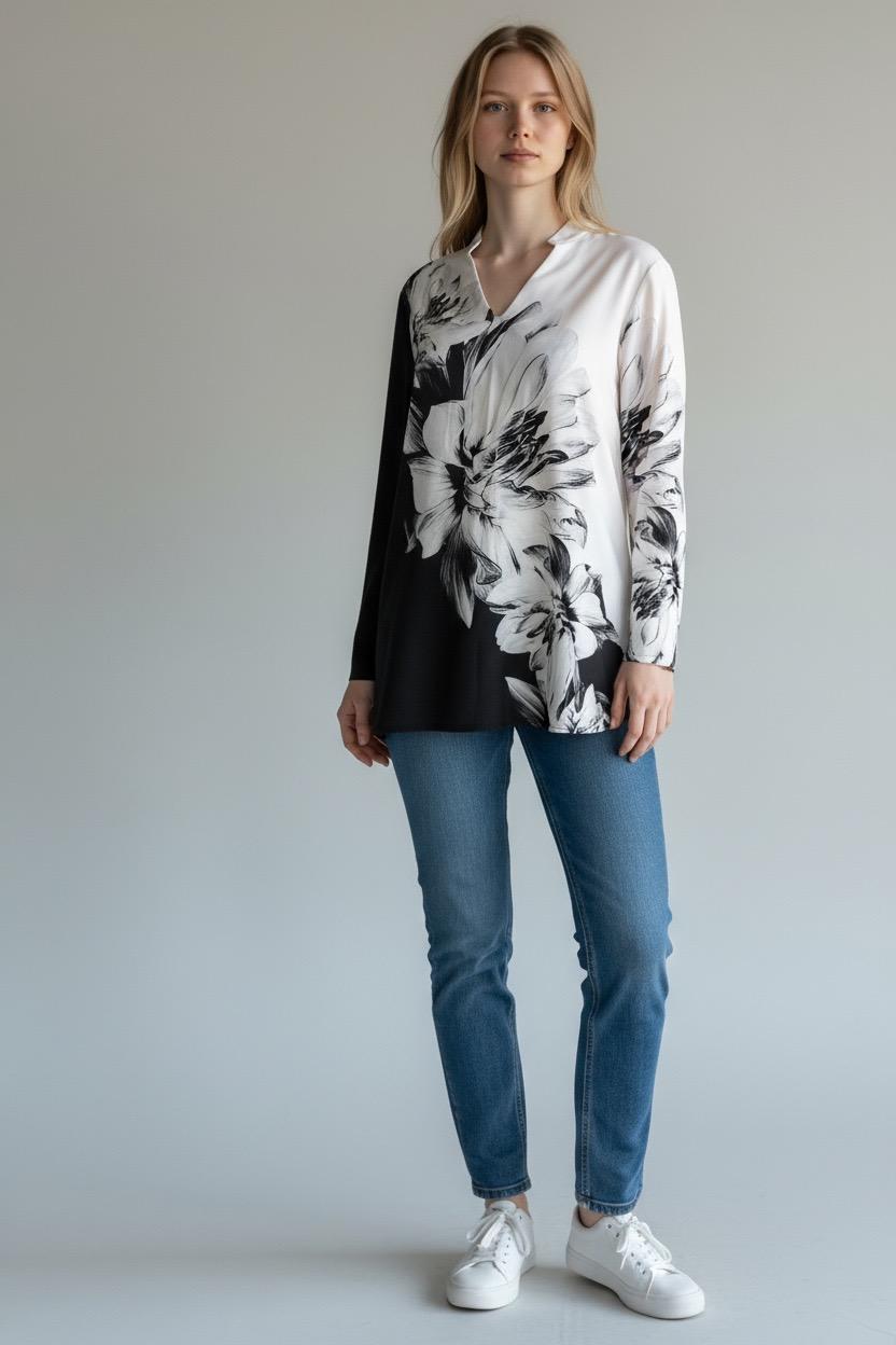 BLUSA FLOREADA SHEIN