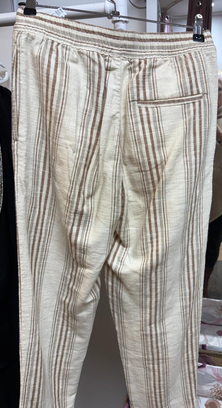 PANTALON ZARA COLOR CREMA