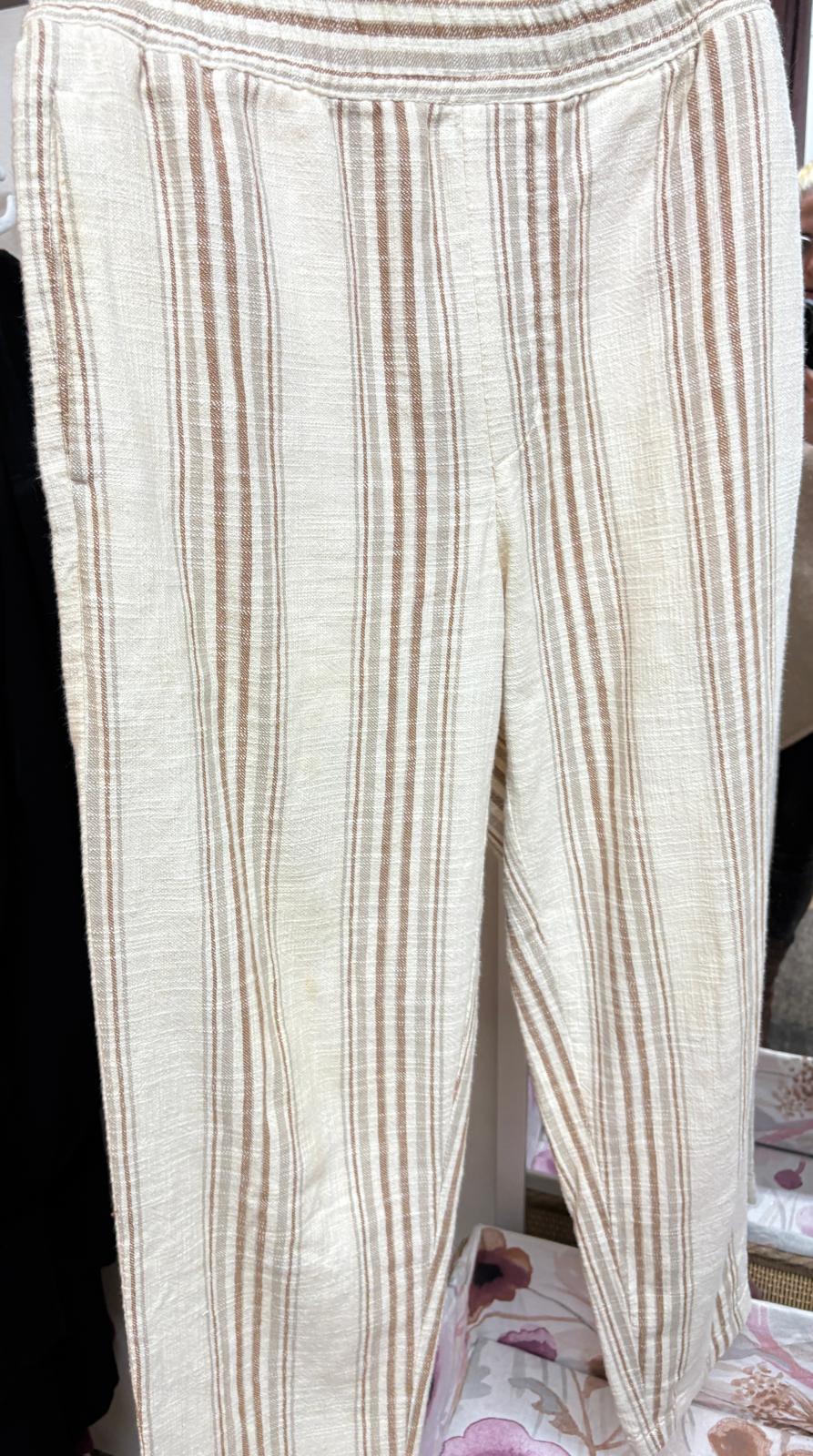 PANTALON ZARA COLOR CREMA
