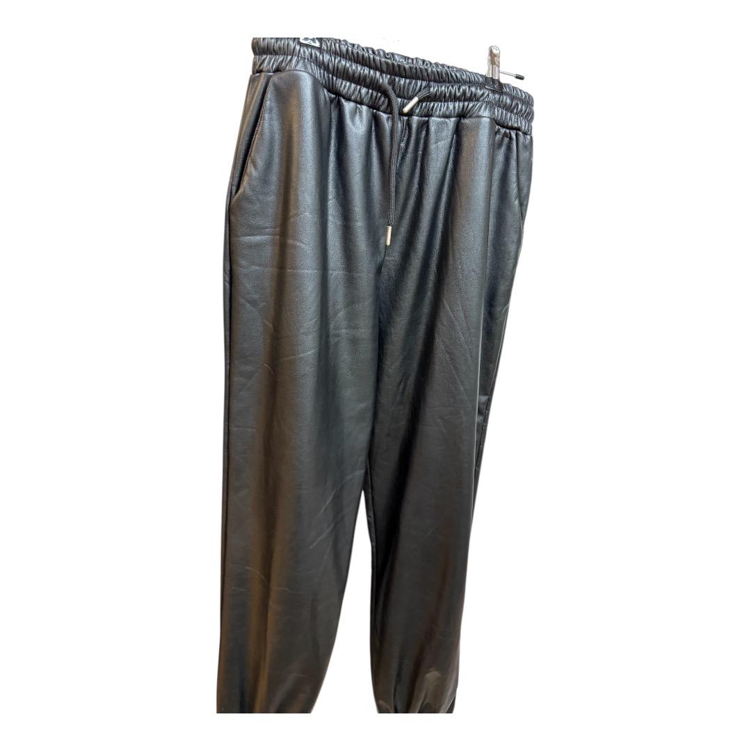 PANTALON MARRON TIPO PIEL