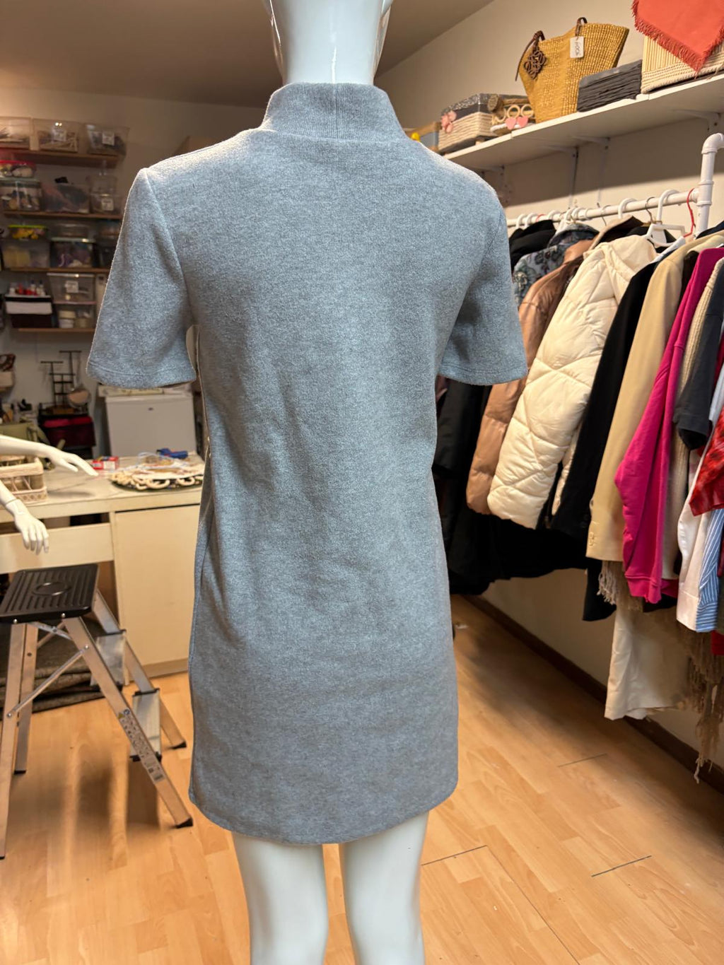 VESTIDO  INVIERNO GRIS ZARA