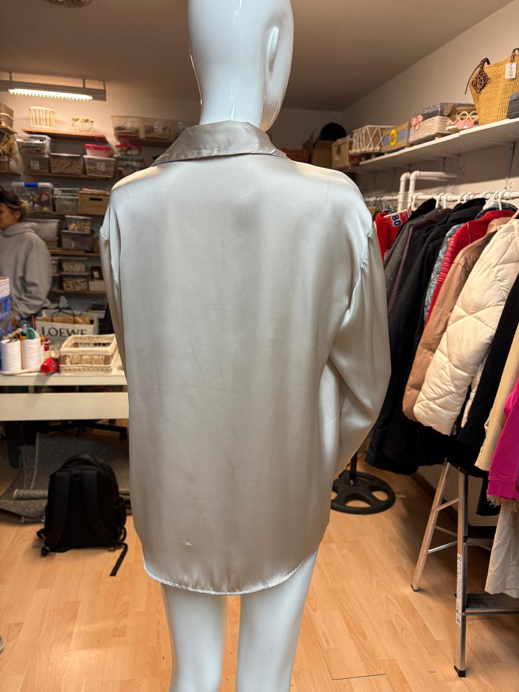 BLUSA COLOR HUESO ZARA