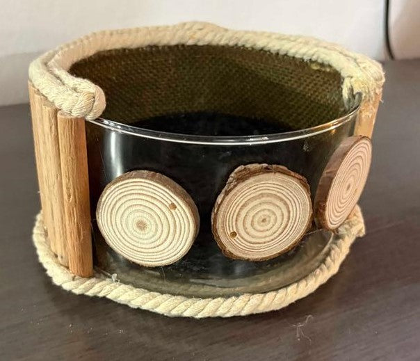 SET POSAVASOS  Y SOPORTE RUSTICO  REF 59